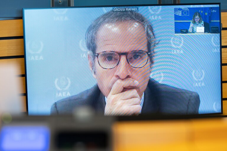 Photo 24: SEDE  AFET joint Committee -  Exchange of views with Rafael Mariano GROSSI, Director General of the International Atomic Energy Agency (IAEA) on current international developments of concern