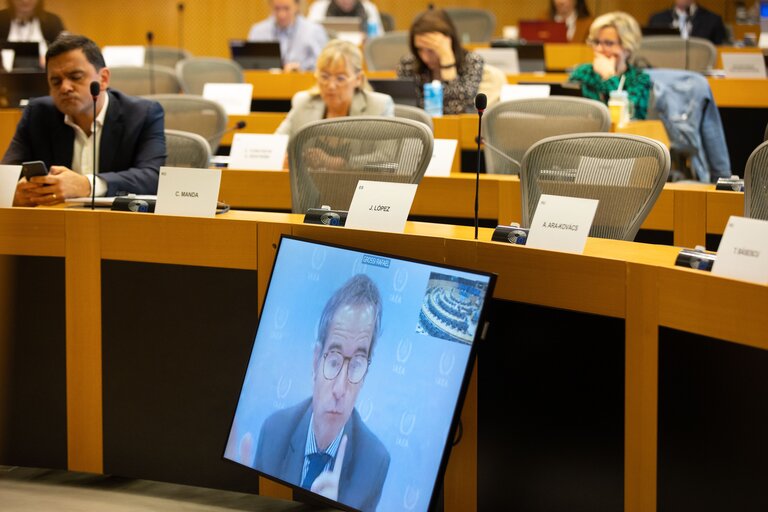 Photo 1: SEDE  AFET joint Committee -  Exchange of views with Rafael Mariano GROSSI, Director General of the International Atomic Energy Agency (IAEA) on current international developments of concern