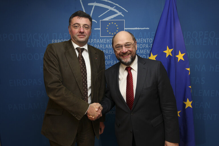 EP president meets Mag Jorg LEICHTFRIED