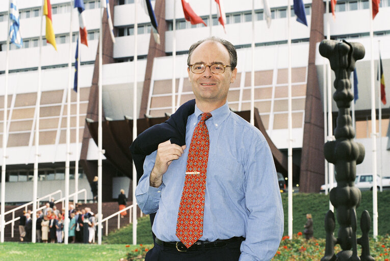 MEP Per STENMARCK at the European Parliament in Strasbourg