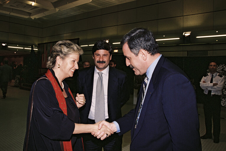 Exhibition by an Italian painter at the EP in Strasbourg