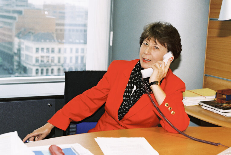 MEP Marialiese FLEMMING at the European Parliament in Brussels