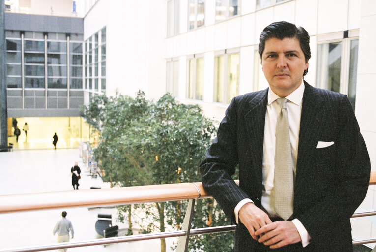 MEP Inigo MENDEZ DE VIGO at the European Parliament in Brussels