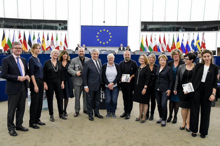 EP Plenary session - Lux Prize 2018 Awards Ceremony