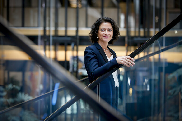 Christelle LECHEVALIER in the EP in Strasbourg