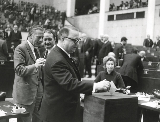 Fotografi 1: Strasbourg session in March 1971