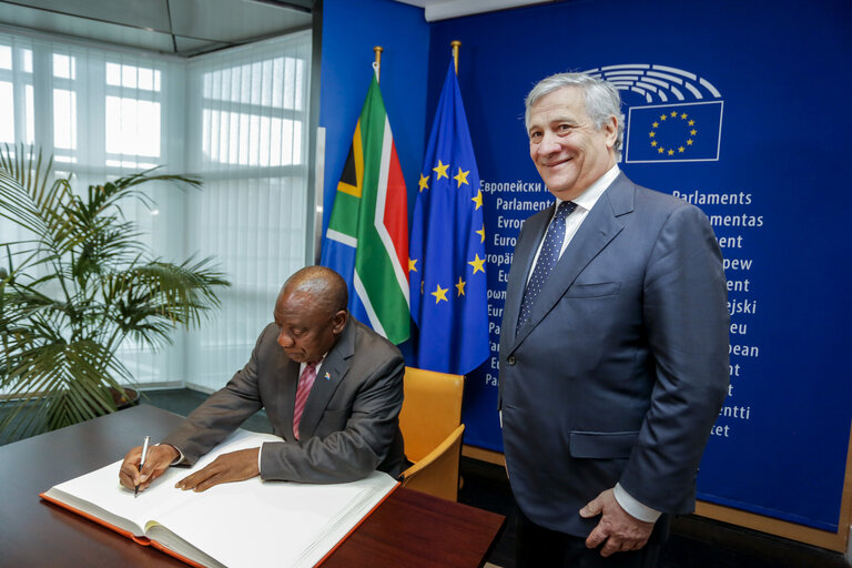 Снимка 6: Visit of Cyril RAMAPHOSA, President of the Republic of South Africa. Bilateral meeting