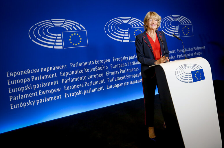 Photo 9: EP Press point - Parliament's actions against harassment