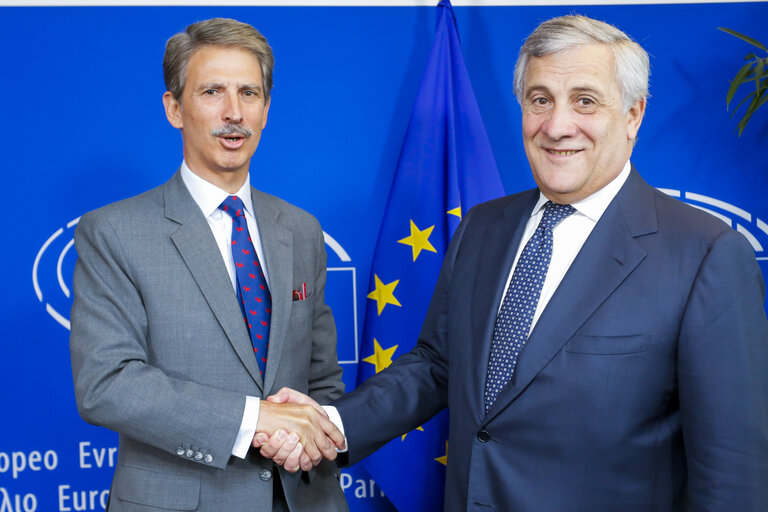 Antonio TAJANI, EP President meets with Jose Ignacio SALAFRANCA SANCHEZ-NEYRA