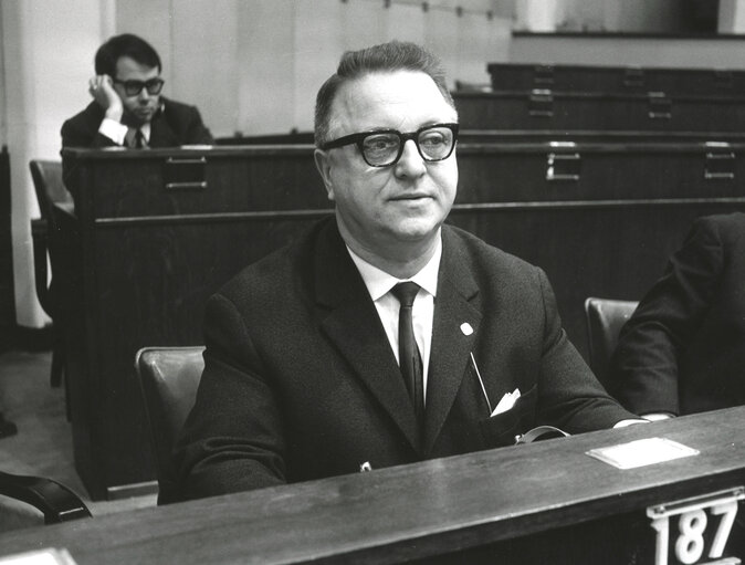 Various pictures of Walter BEHRENDT from 1967 to 72