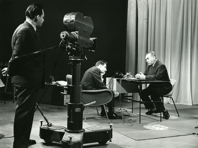 January 1961, TV interview.