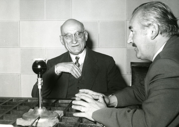 Robert SCHUMAN in the 1950s