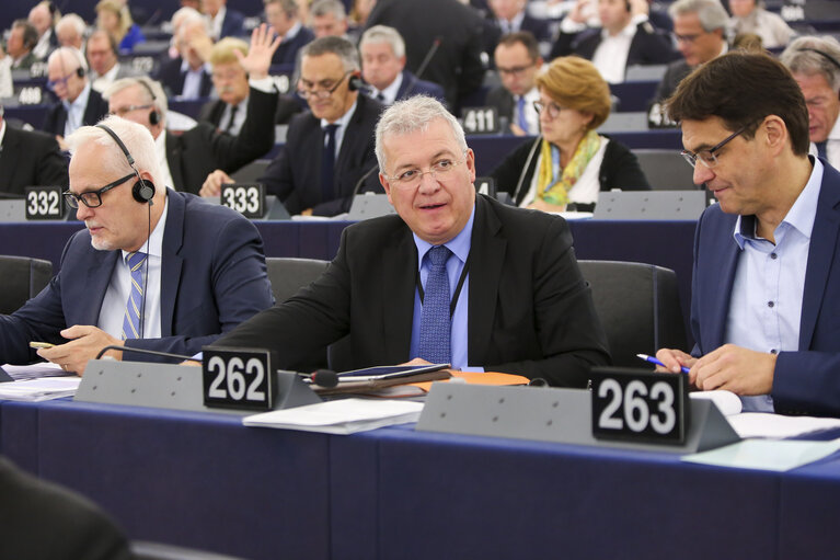 Markus FERBER in the EP in Strasbourg