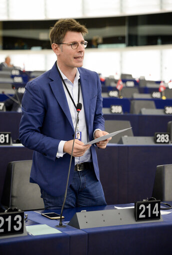 Ignazio CORRAO in the EP in Strasbourg