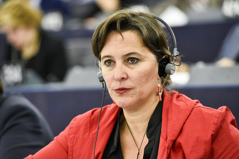 Photo 4 : Ana MIRANDA in the EP in Strasbourg