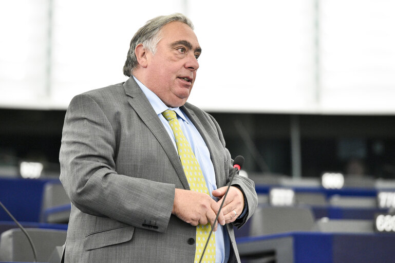 John FLACK in the EP in Strasbourg