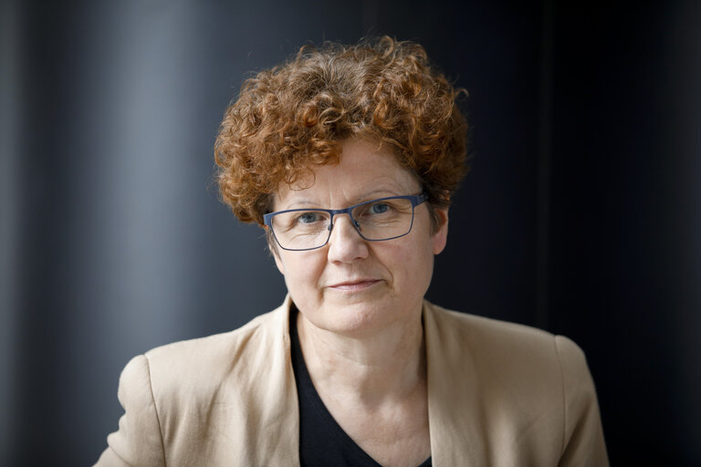 Maria HEUBUCH in the European Parliament in Brussels