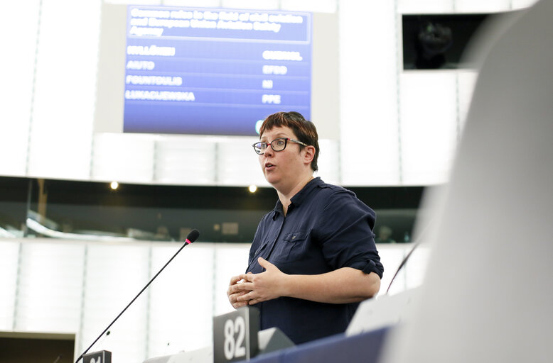 Merja KYLLÖNEN in the EP in Strasbourg