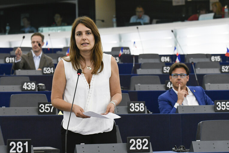 Laura FERRARA in the EP in Strasbourg