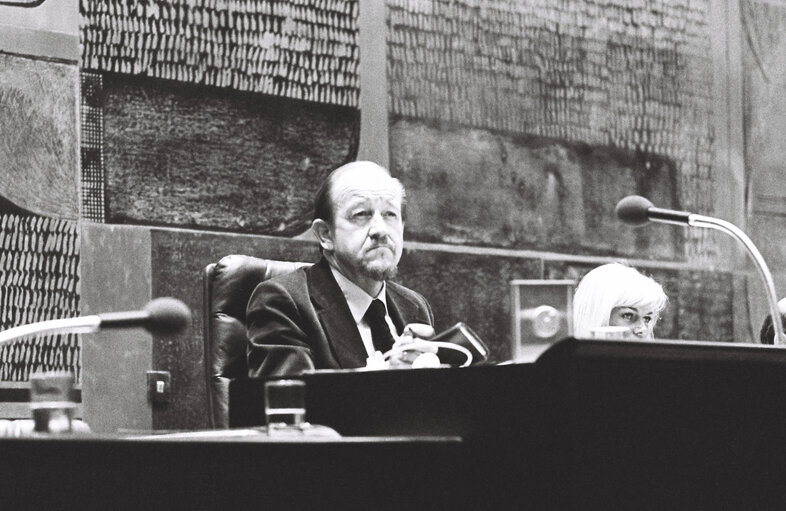 Foto 1: Plenary session in Luxembourg in may 1979.