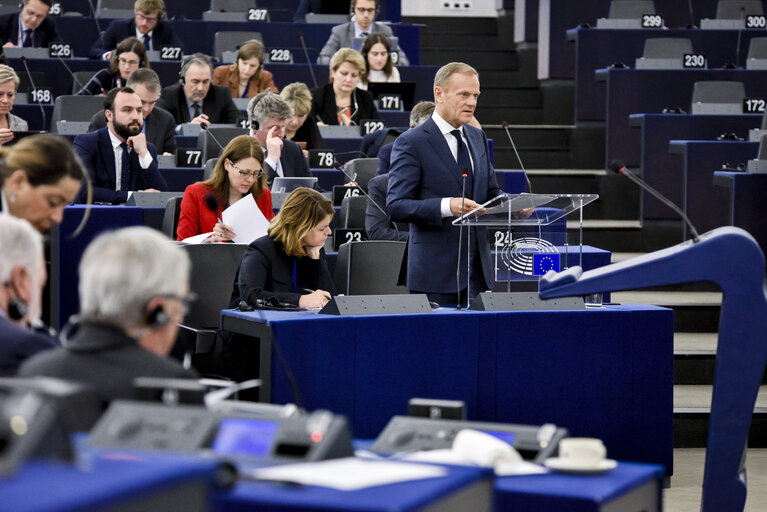 Plenary session - Conclusions of the European Council meeting of 22 and 23 March 2018