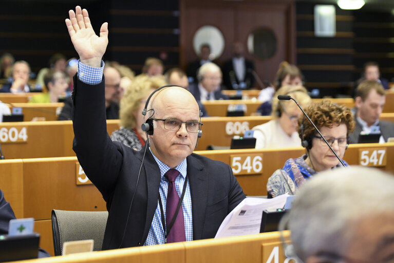 Aleksander GABELIC MEP in plenary session in Brussels