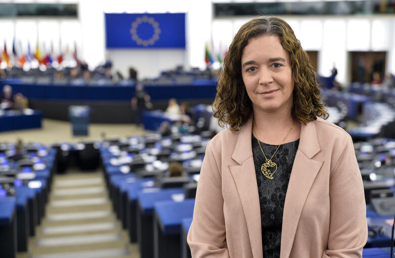 Sofia RIBEIRO in the European Parliament in Strasbourg