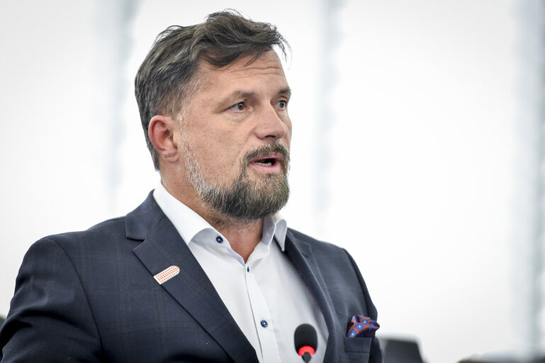 Jozsef NAGY in Plenary session in Strasbourg