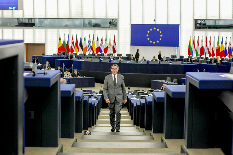 Robert ROCHEFORT in Plenary session week 44 2015 in Strasbourg