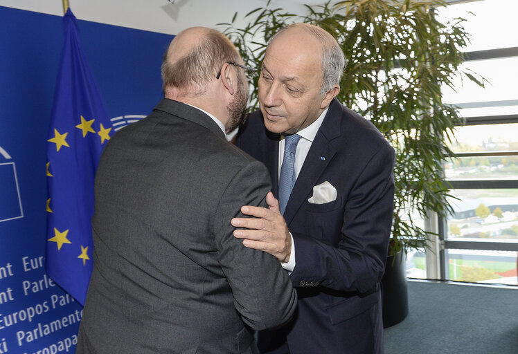 Foto 4: EP President meets with French Minister of Foreign Affairs and International Development