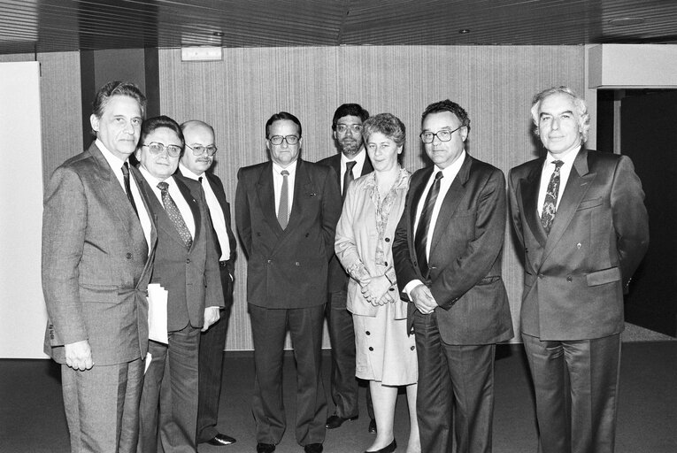 Meeting at the European Parliament in Strasbourg