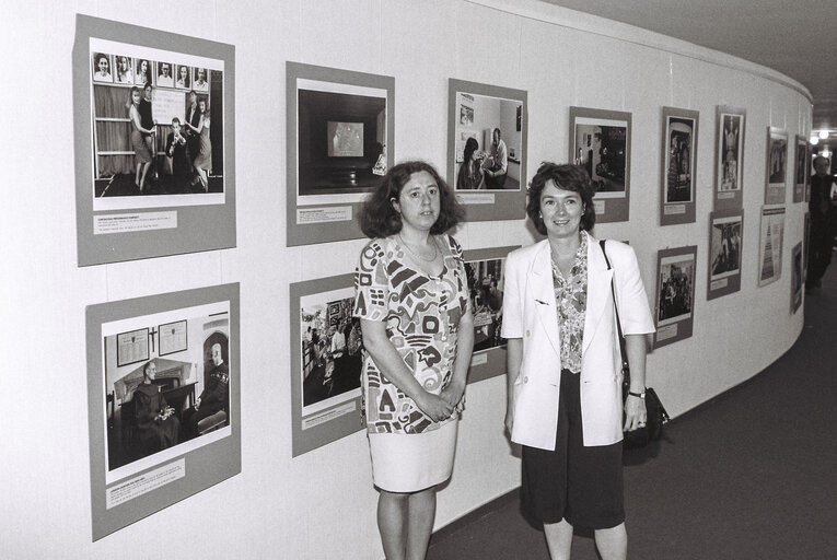 Opening of a photography exhibition at the EP in Strasbourg.