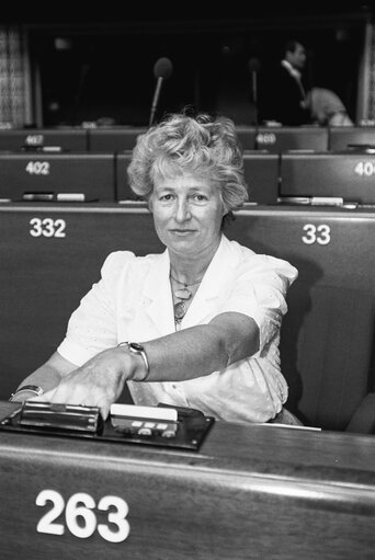 The MEP Gepa MAIBAUM in Strasbourg in September 1991.