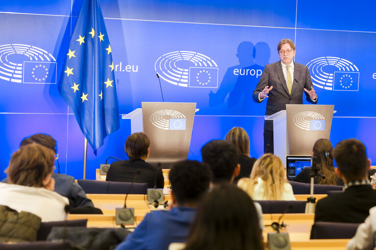 Joint press conference of EP President and EP coordinator for Brexit on ' UK withdrawal from the EU '