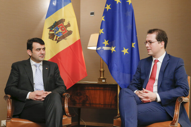 Nuotrauka 5: EU - Moldova Parliamentary Committee Meeting with Prime ministrer of Moldova