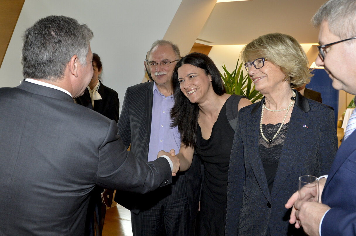 Official lunch hosted by Martin SCHULZ in honour of King Abdullah II of Jordan