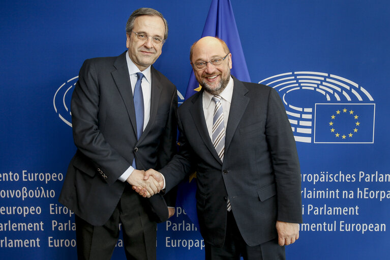 Fotografie 1: EP President meets with Leader of the Nea Dimokratia Party