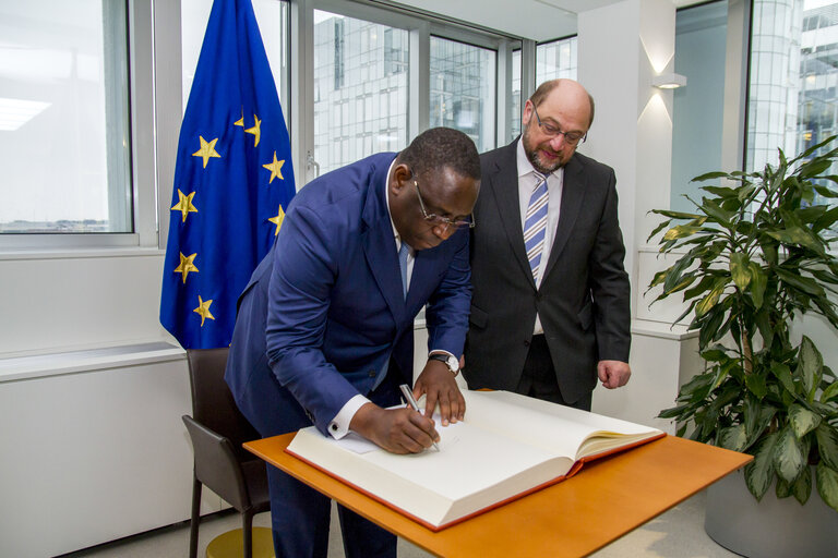 Zdjęcie 2: Martin SCHULZ - EP President meets with Macky SALL, President of Senegal