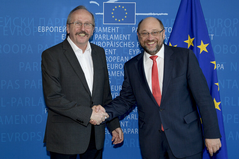 Fotagrafa 1: EP President meets with Peter NIEDDERMULLER