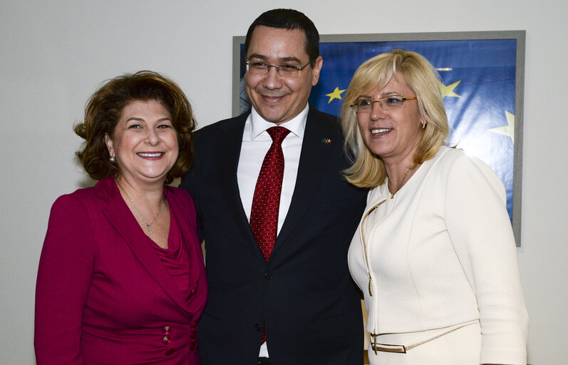 Romanian Prime Minister meets EC President