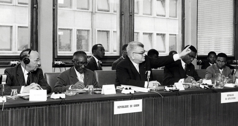 Nuotrauka 9: Meeting of the permanent joint committee (APE/EAMA) in Strasbourg the 15 May 1962