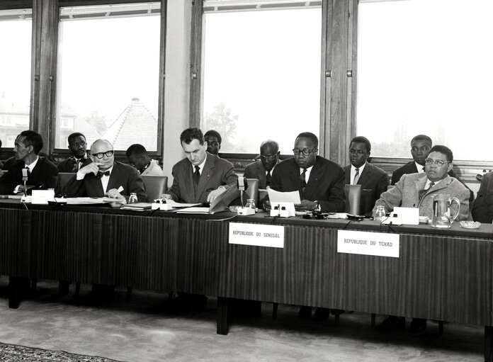 Meeting of the permanent joint committee (APE/EAMA) in Strasbourg the 15 May 1962