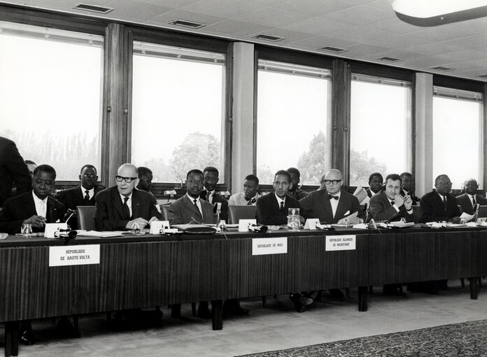 Meeting of the permanent joint committee (APE/EAMA) in Strasbourg the 15 May 1962