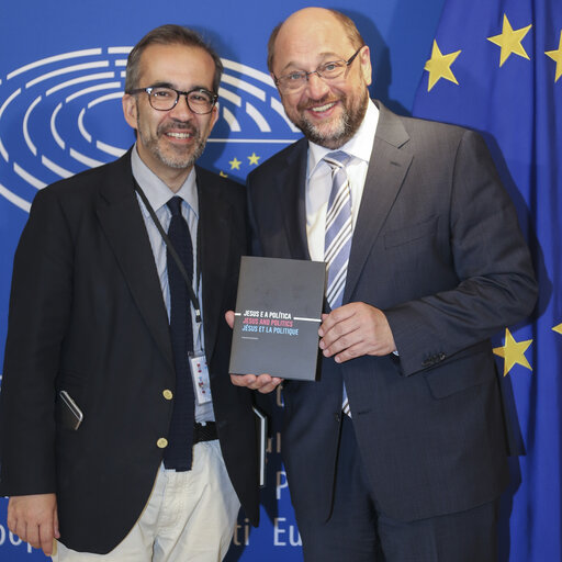 Martin SCHULZ - EP President meets with MEP Paulo RANGEL