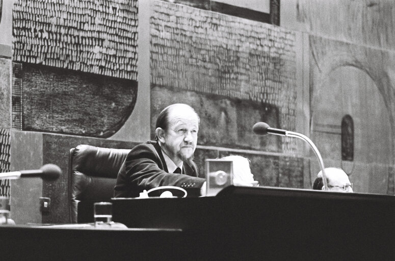 Foto 3: Plenary session in Luxembourg in may 1979.