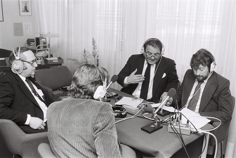 Foto 5: Interview in Luxembourg in may 1979.