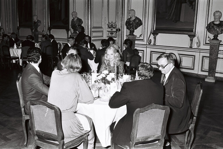 Reception in Strasbourg in april 1979.Palais Rohan