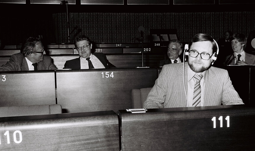 Plenary session in Strasbourg in april 1979.