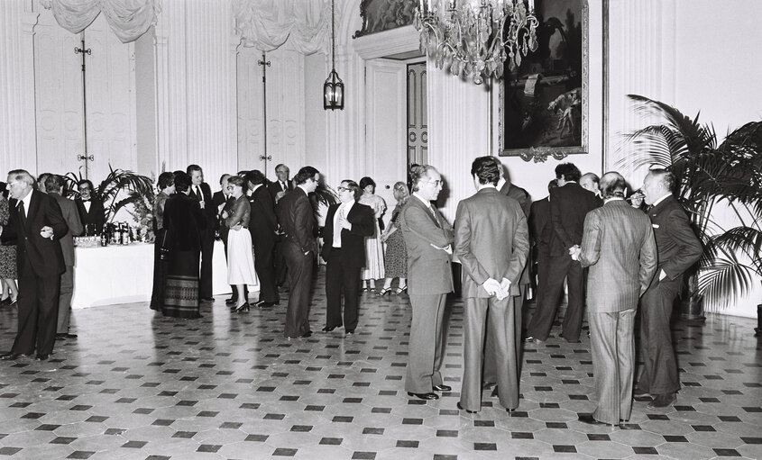 Foto 13: Reception in Strasbourg in april 1979.Palais Rohan