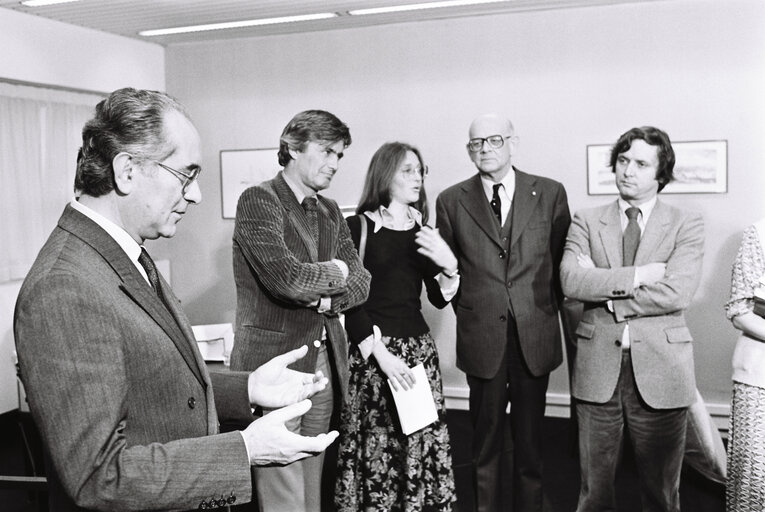 Medal ceremony in Strasbourg in april 1979.